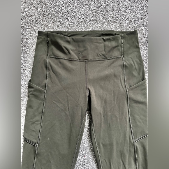 LULULEMON Speed Up Tight *Full On Luxtreme 28” Dark Olive Green Size 6 - Picture 3 of 12